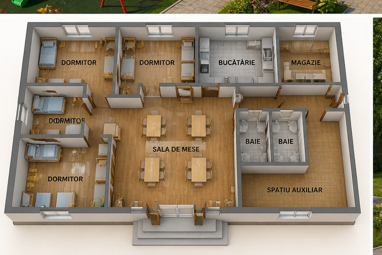 Plan tehnic Sunrise Kindergarten